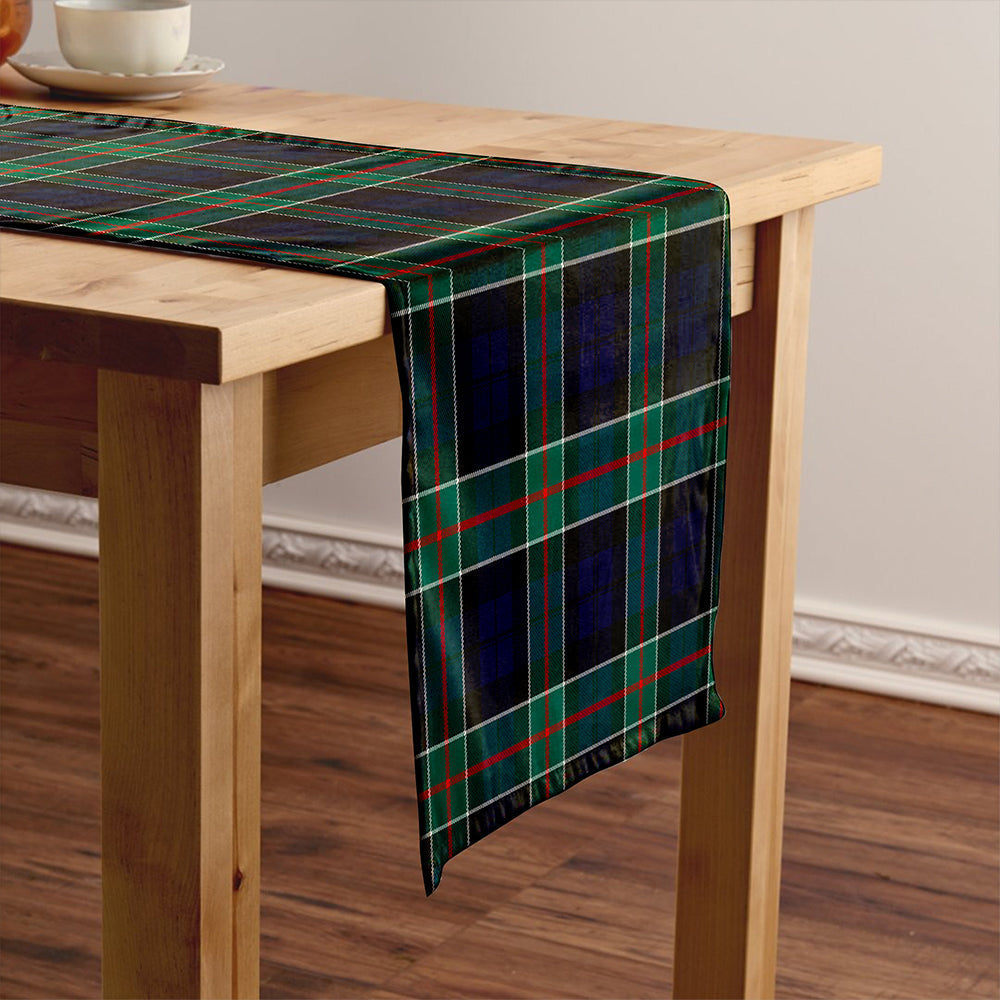 Colquhoun Modern Tartan Crest Table Runner