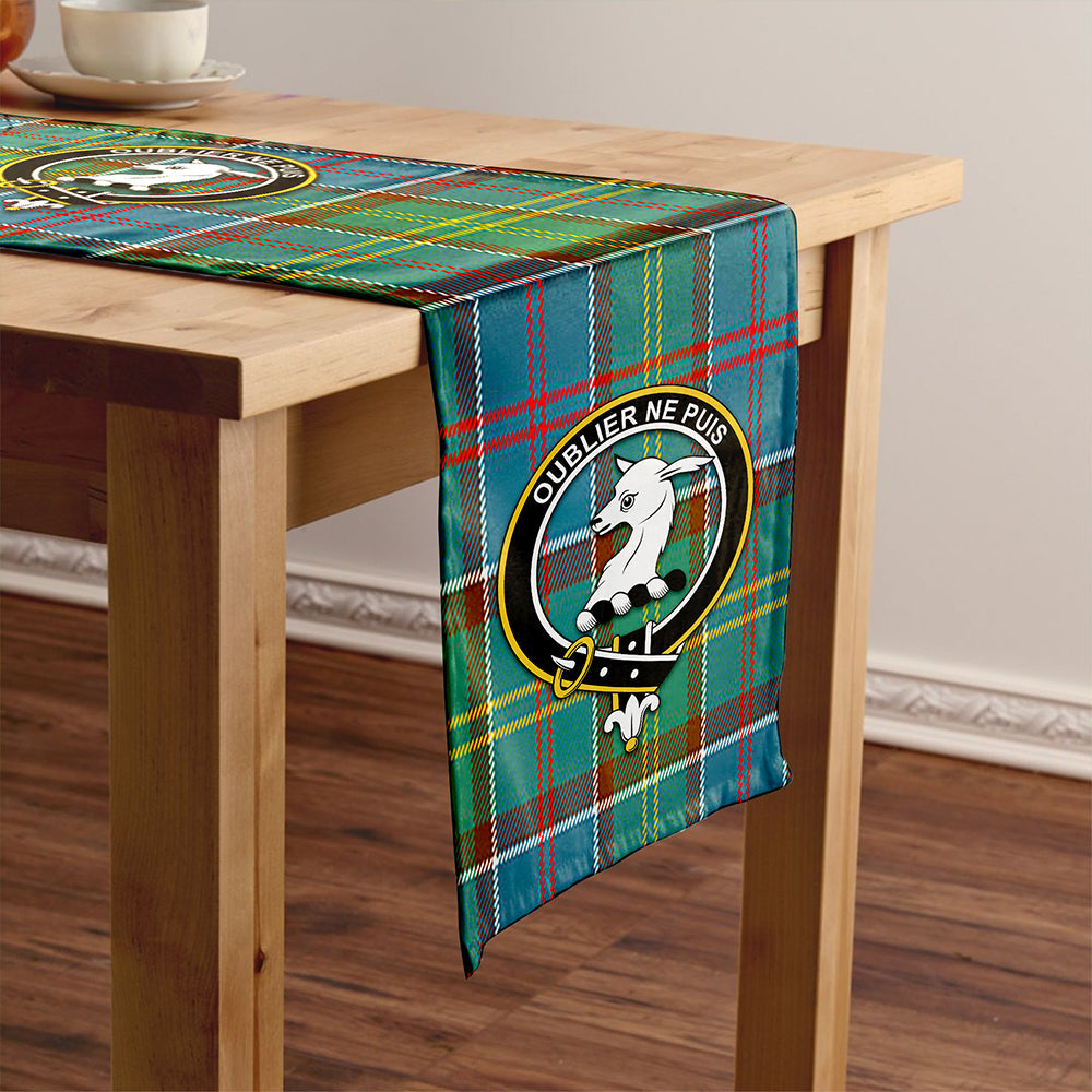 Colville District Tartan Crest Table Runner