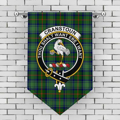 Cranstoun Tartan Crest Gonfalon