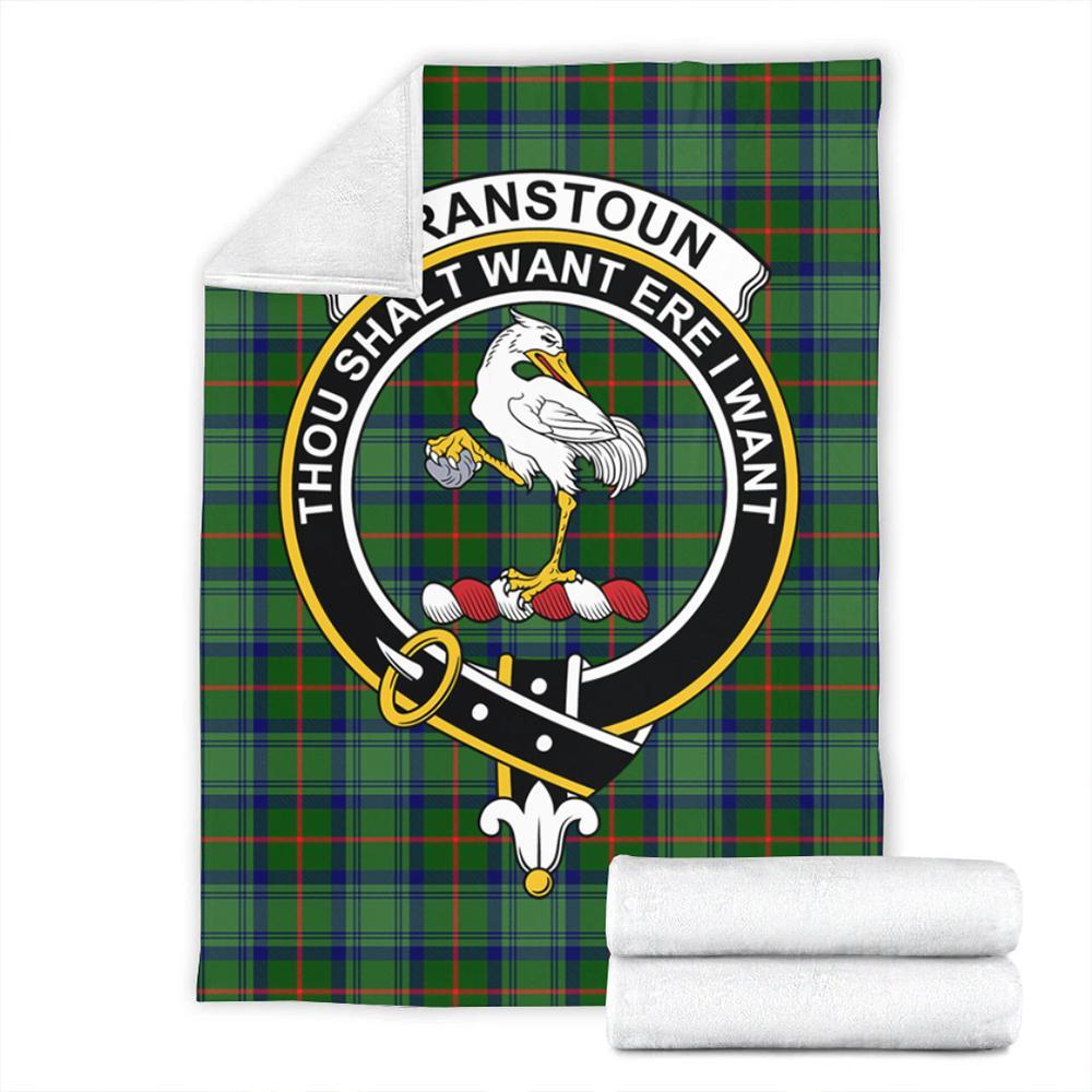 Cranstoun Tartan Crest Premium Blanket