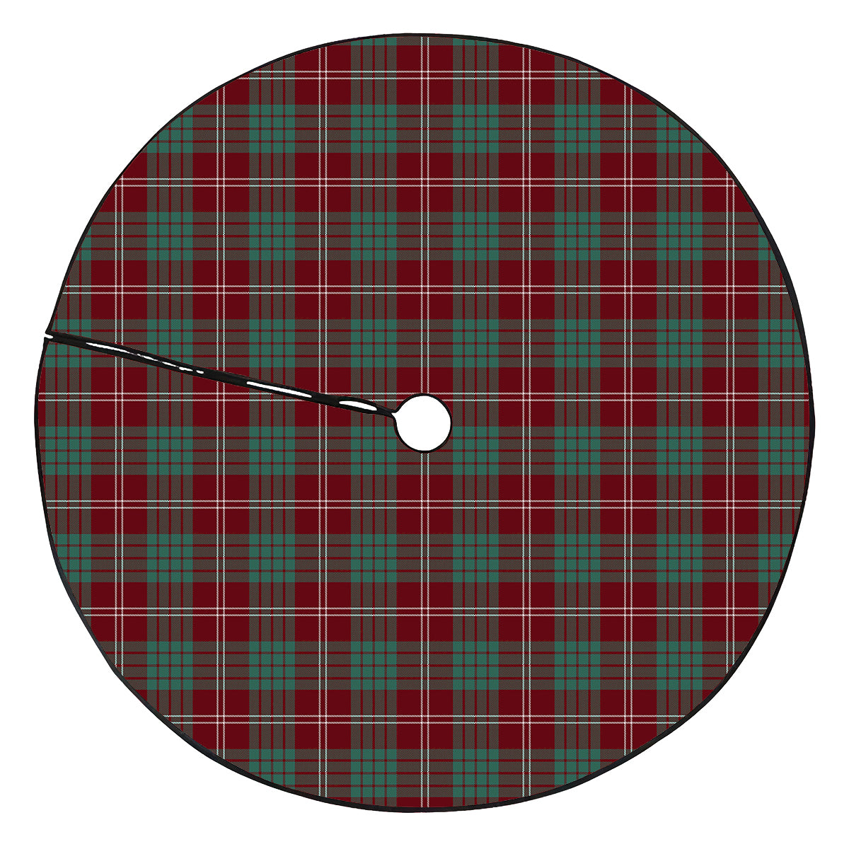Crawford Modern Tartan Plaid Christmas Tree Skirt