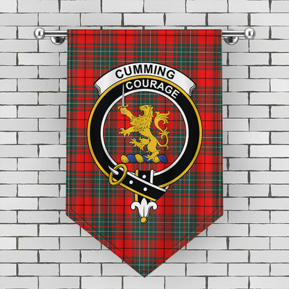 Cumming Modern Tartan Crest Gonfalon