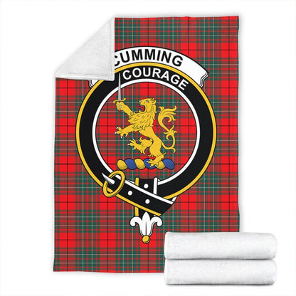 Cumming Modern Tartan Crest Premium Blanket