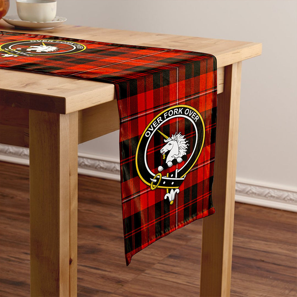 Cunningham Ancient Tartan Crest Table Runner