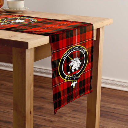 Cunningham Ancient Tartan Crest Table Runner