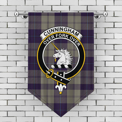 Cunningham Dress Blue Dancers Tartan Crest Gonfalon