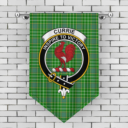 Currie Tartan Crest Gonfalon