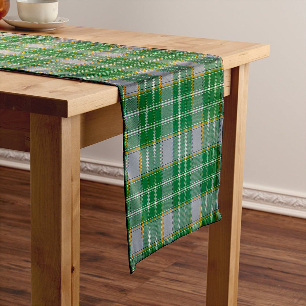 Currie Modern Tartan Crest Table Runner