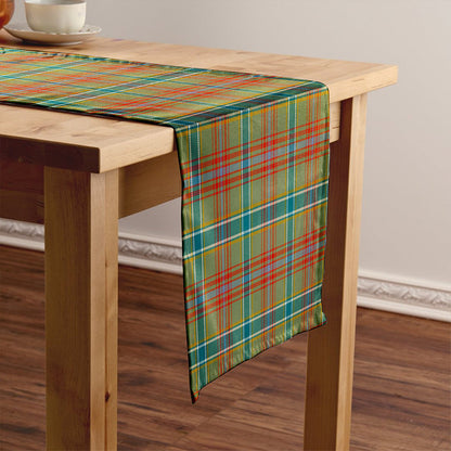 Currie of Arran Ancient Tartan Crest Table Runner