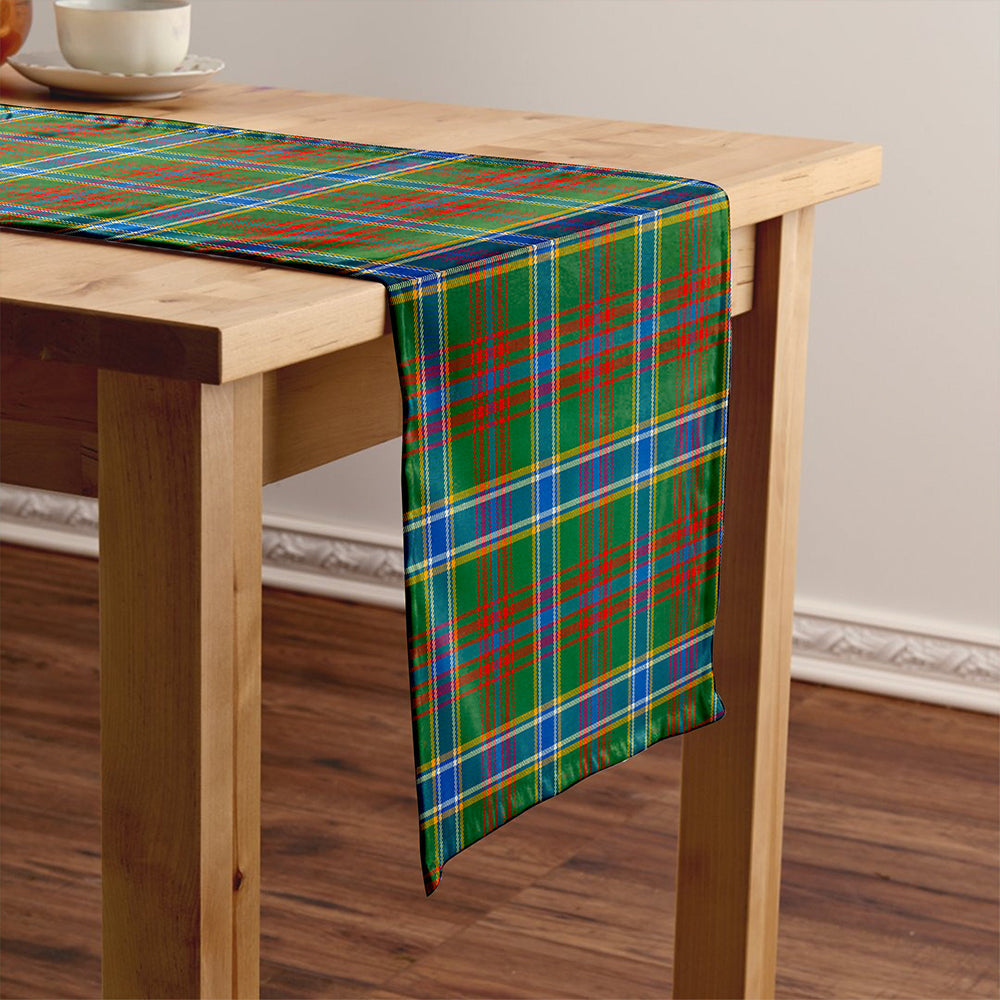 Currie of Arran Modern Tartan Crest Table Runner