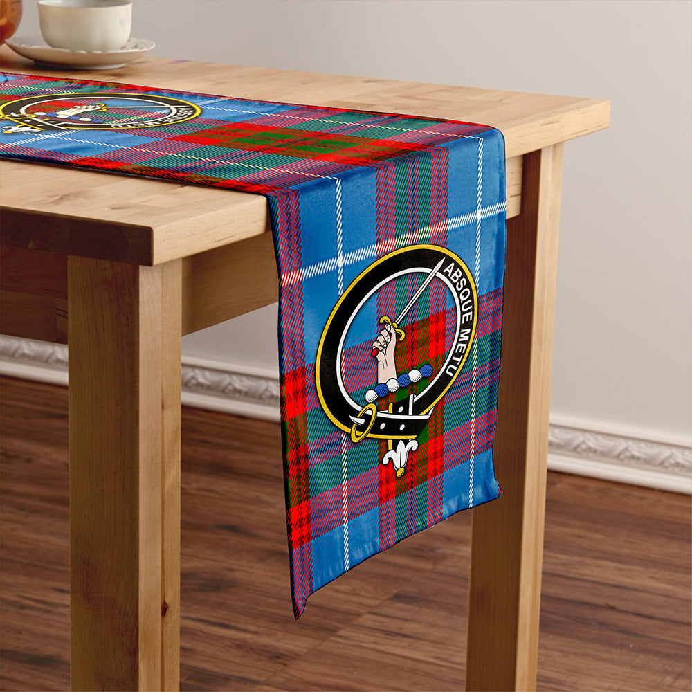 Dalmahoy Tartan Crest Table Runner