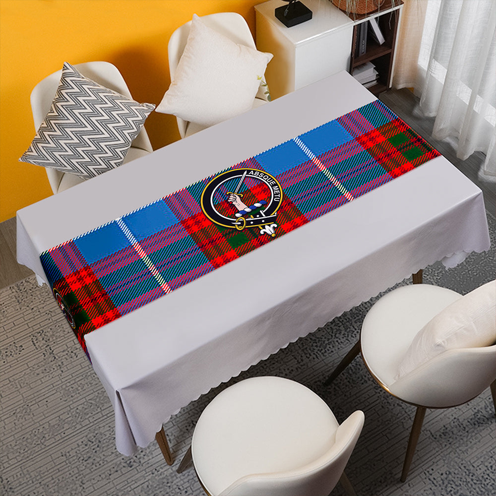 Dalmahoy Tartan Crest Table Runner