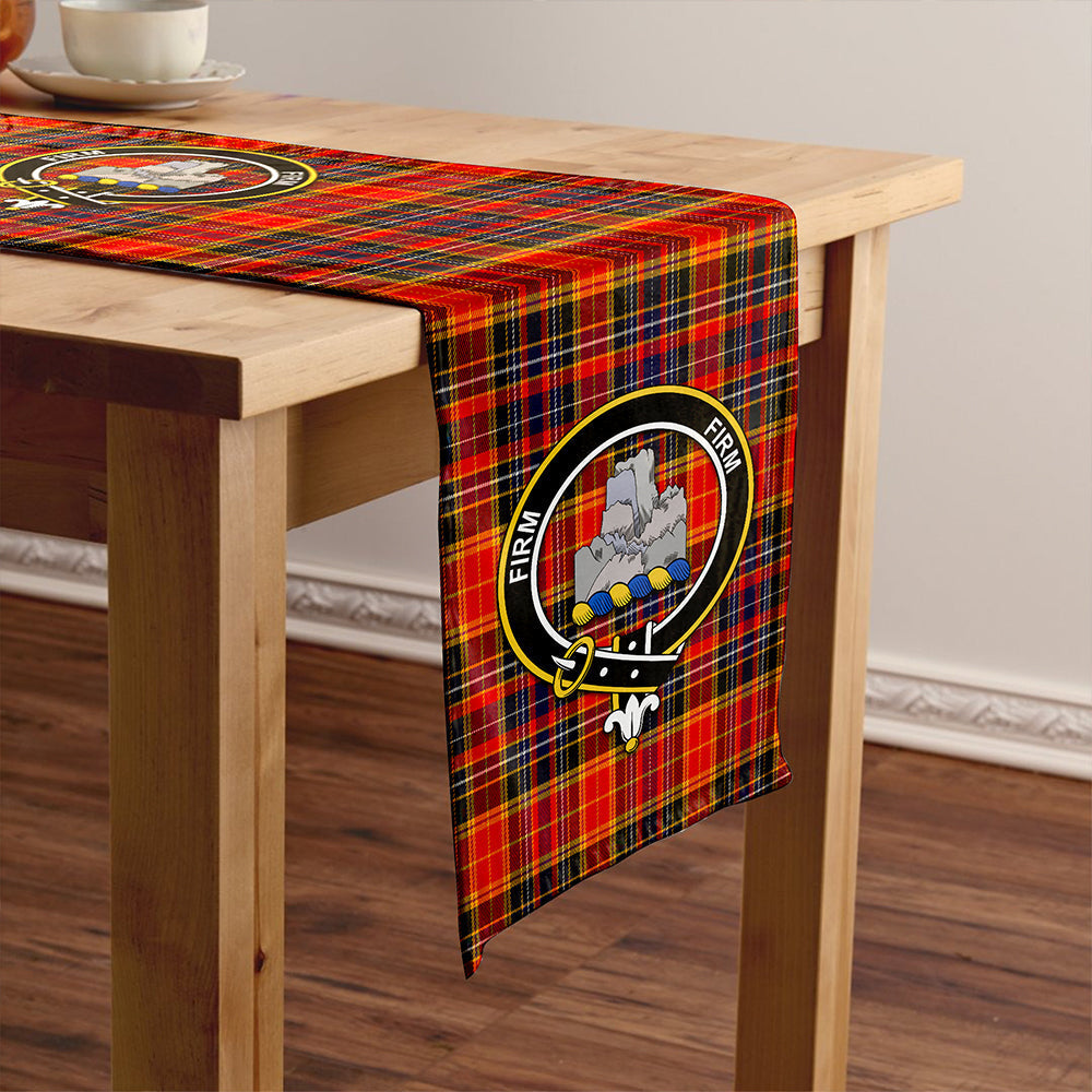 Dalrymple of Castleton Modern Tartan Crest Table Runner