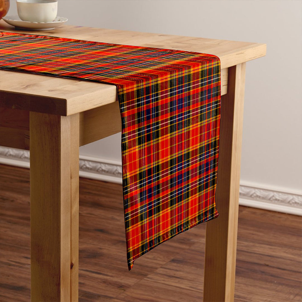 Dalrymple of Castleton Modern Tartan Crest Table Runner