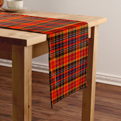 Dalrymple of Castleton Modern Tartan Crest Table Runner