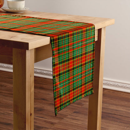 Dalrymple of Castleton #2 Modern Tartan Crest Table Runner