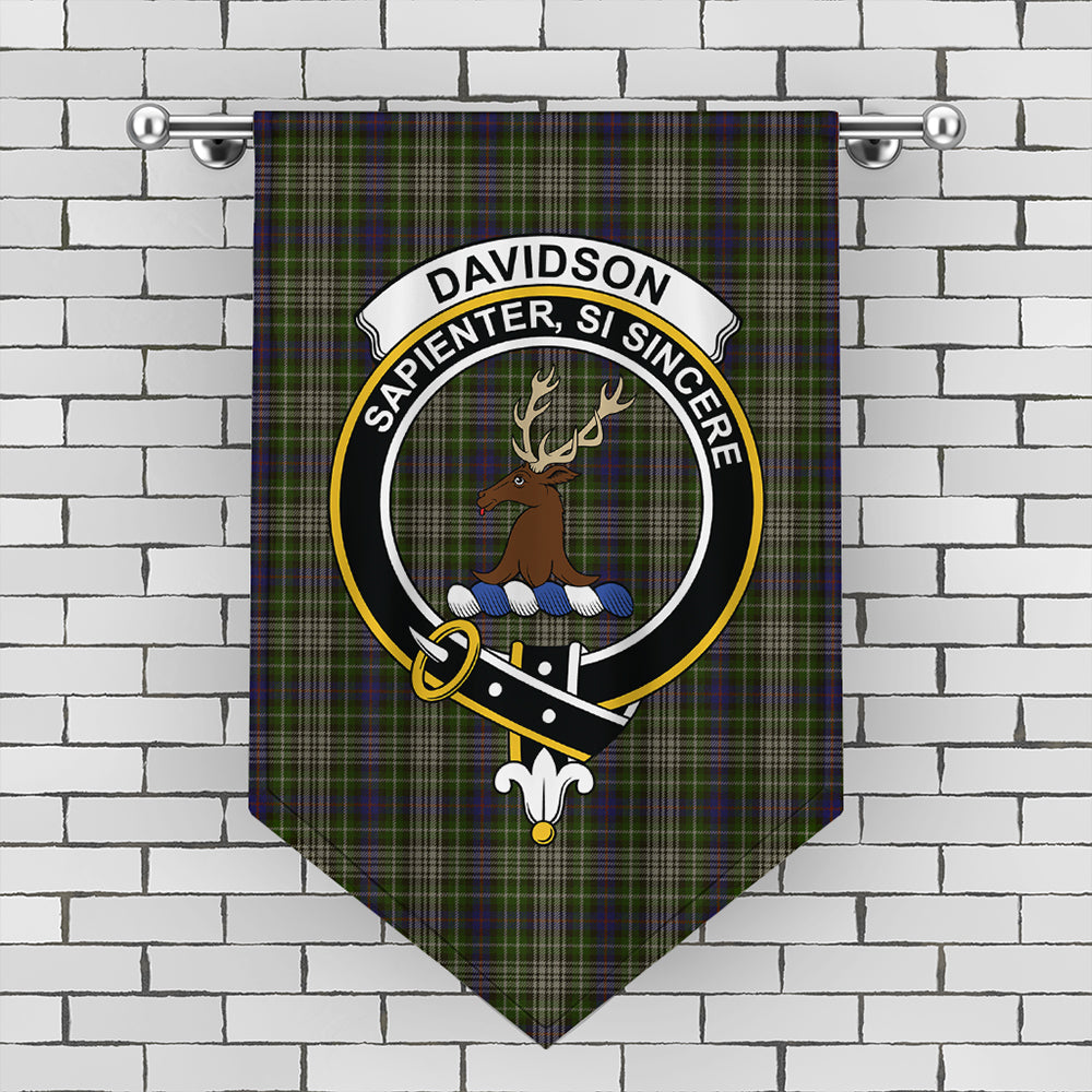 Davidson Tulloch Dress Tartan Crest Gonfalon