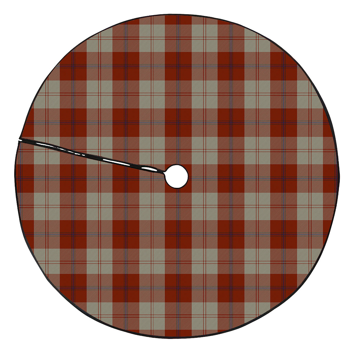 Davidson Dress Dancers Tartan Plaid Christmas Tree Skirt