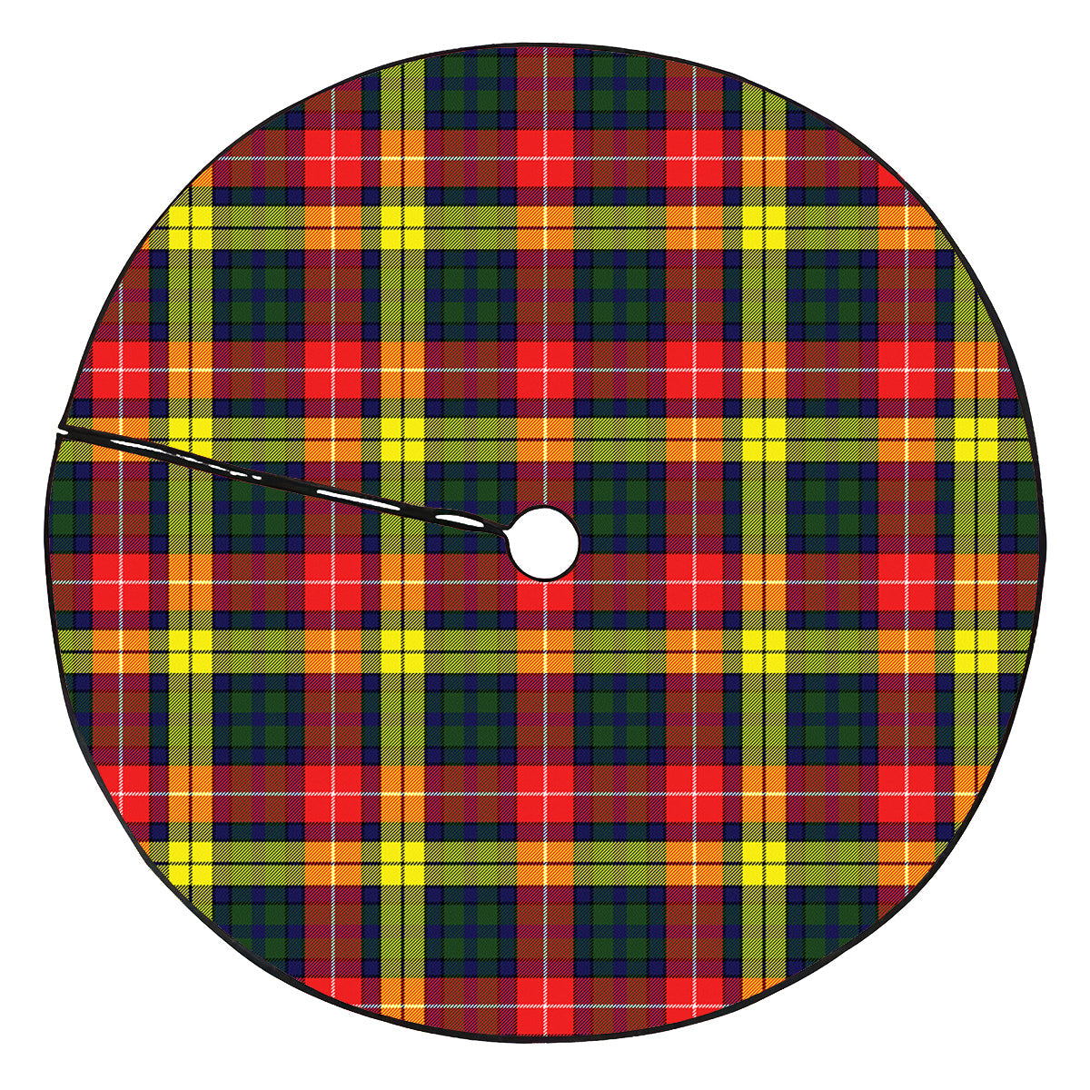 Dewar Tartan Plaid Christmas Tree Skirt