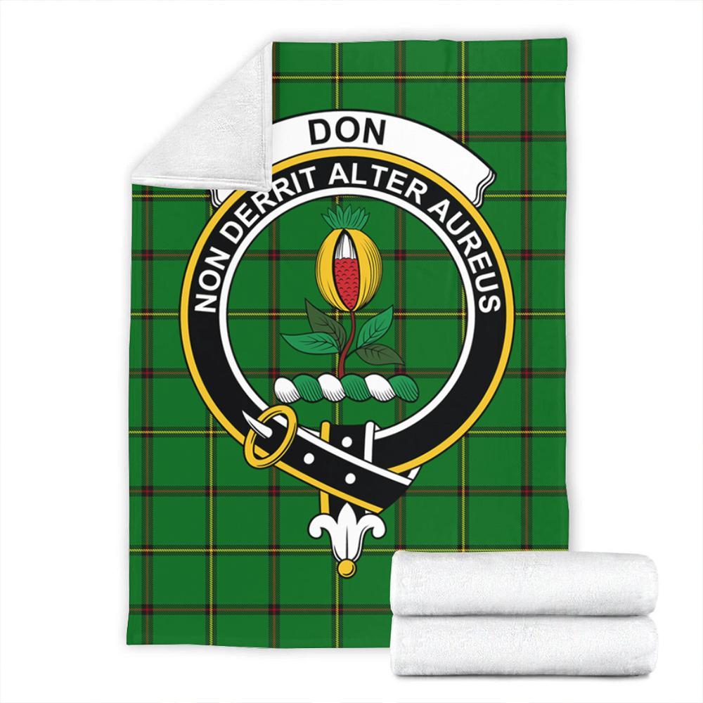 Don (Tribe-of-Mar) Tartan Crest Premium Blanket