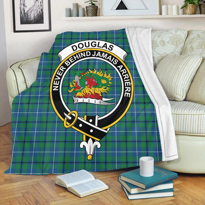 Douglas Ancient Tartan Crest Premium Blanket