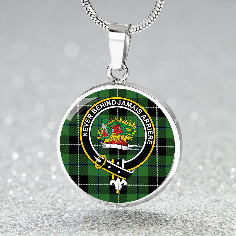 Douglas Ancient Tartan Crest Circle Necklace