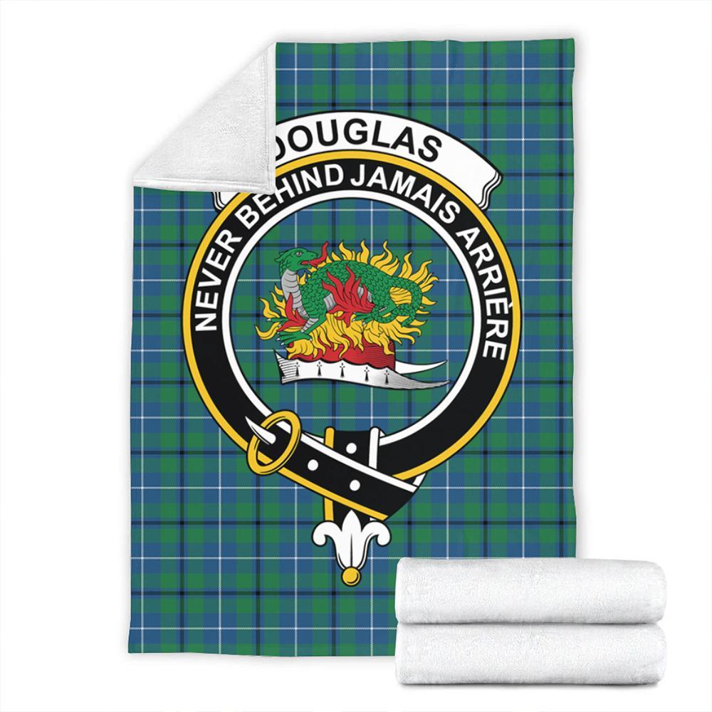 Douglas Ancient Tartan Crest Premium Blanket