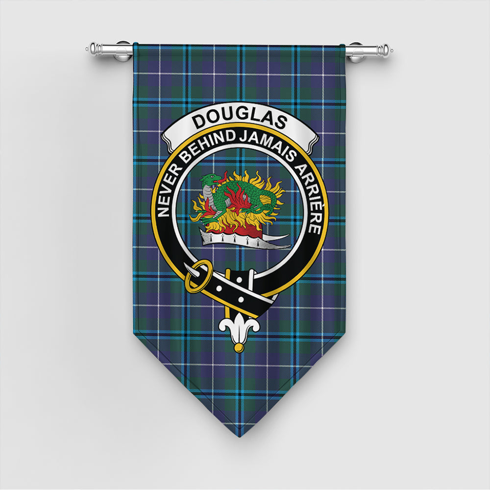 Douglas Modern Tartan Crest Gonfalon