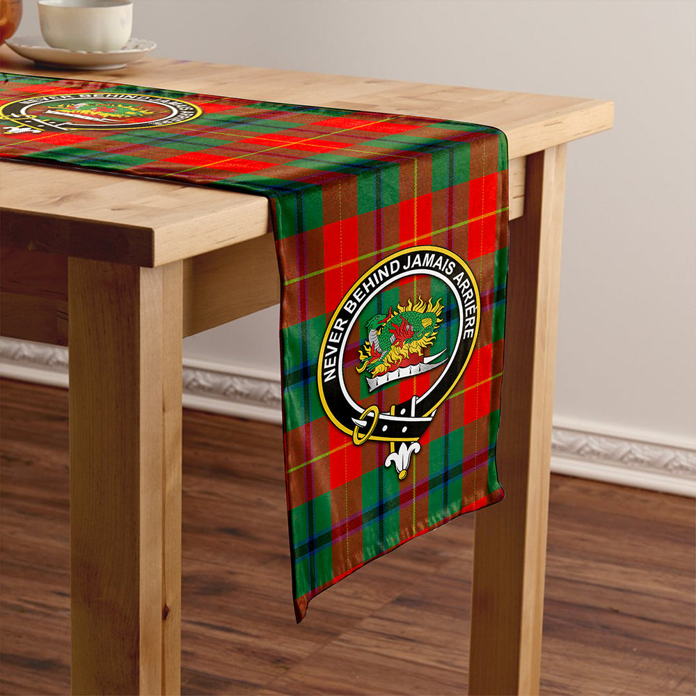 Douglas of Roxburgh Modern Tartan Crest Table Runner