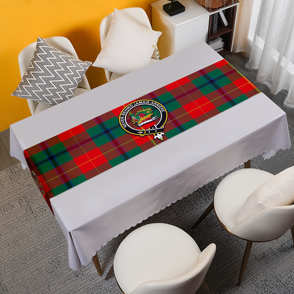 Douglas of Roxburgh Modern Tartan Crest Table Runner