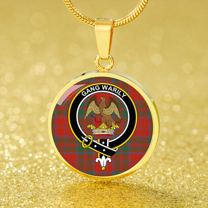 Drummond Grant Ancient Tartan Crest Circle Necklace