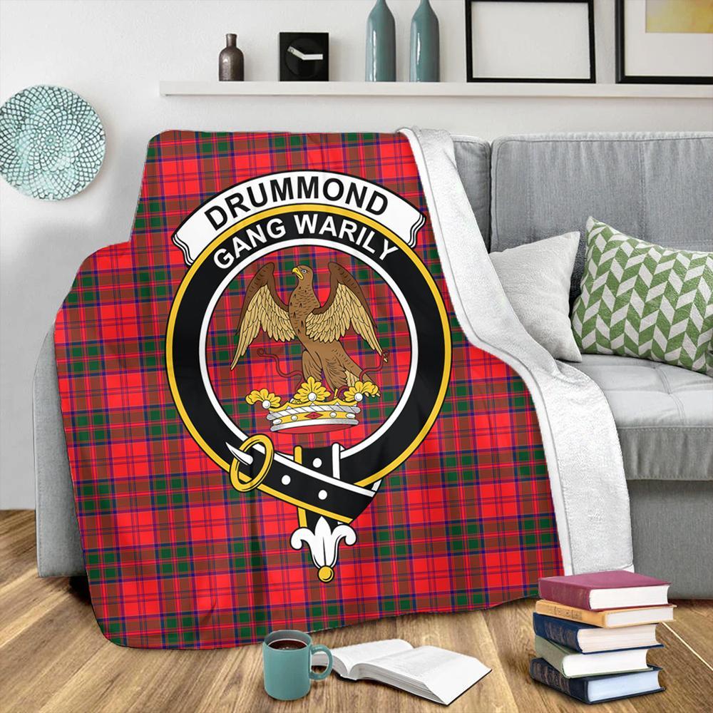 Drummond Modern Tartan Crest Premium Blanket