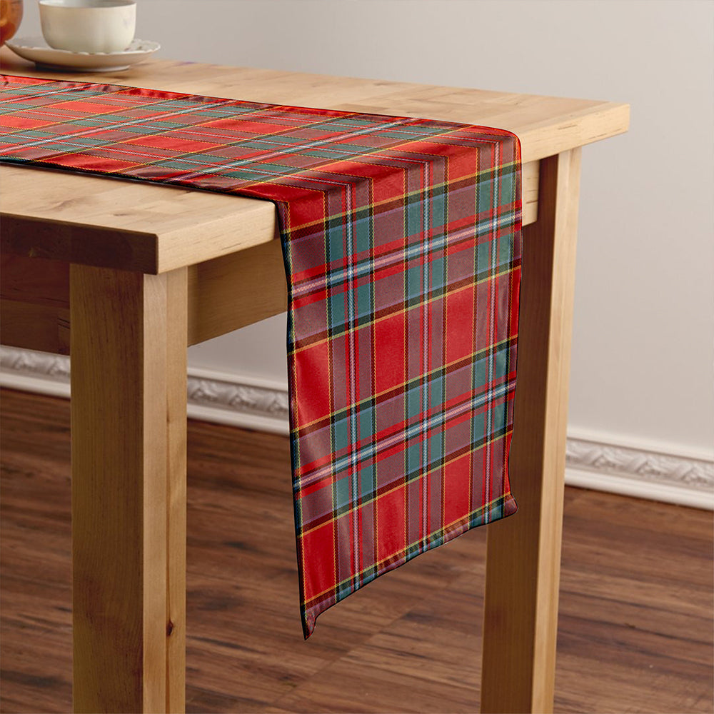 Drummond Weathered Tartan Crest Table Runner