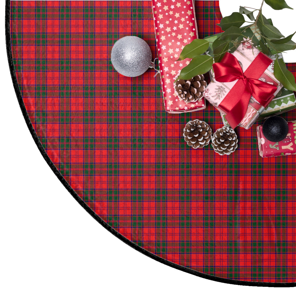 Drummond Modern Tartan Plaid Christmas Tree Skirt