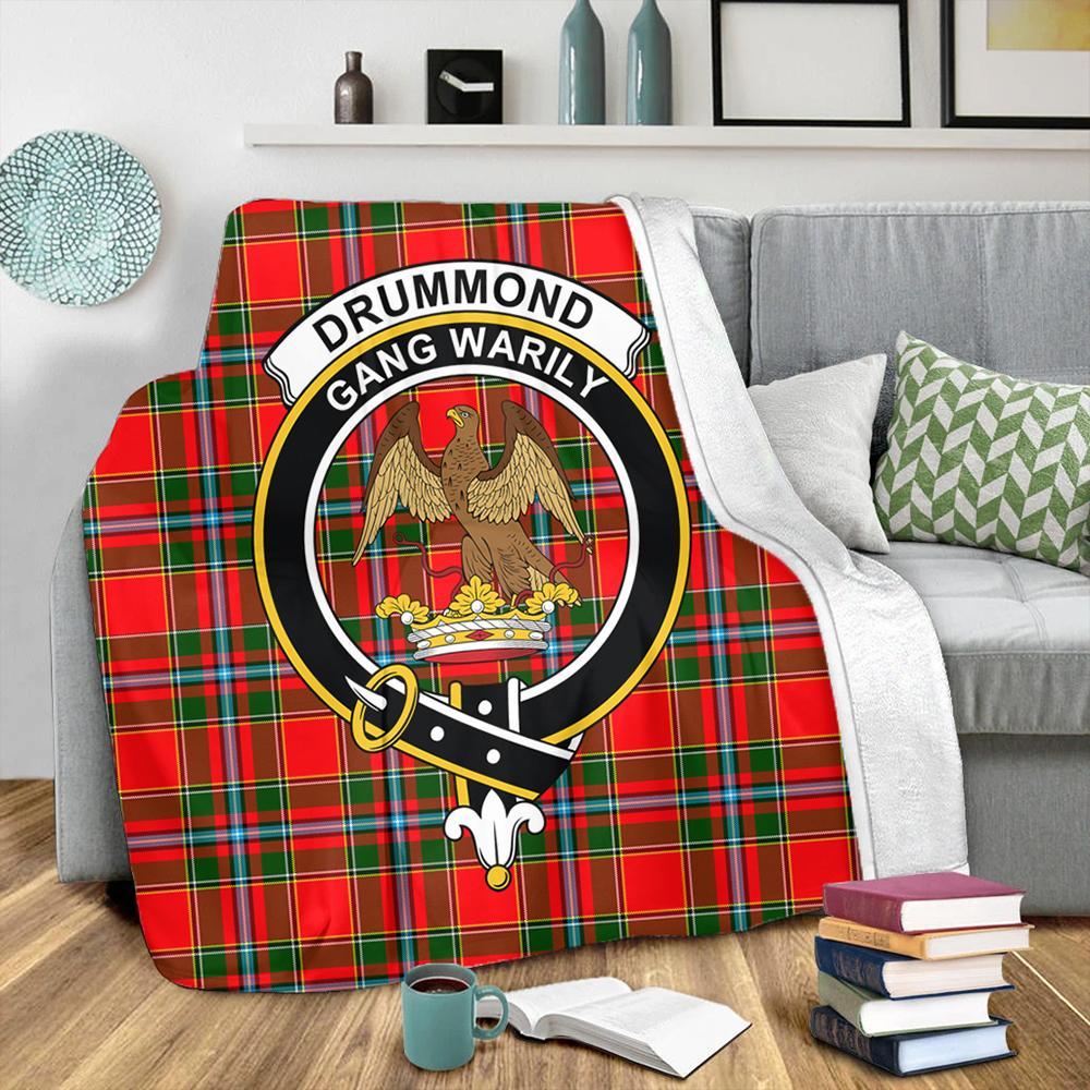 Drummond of Perth Tartan Crest Premium Blanket