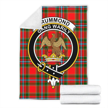 Drummond of Perth Tartan Crest Premium Blanket