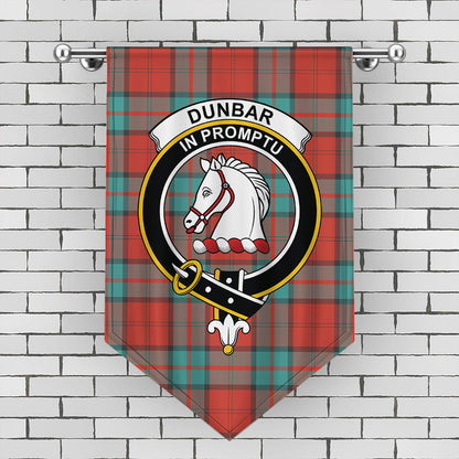 Dunbar Ancient Tartan Crest Gonfalon