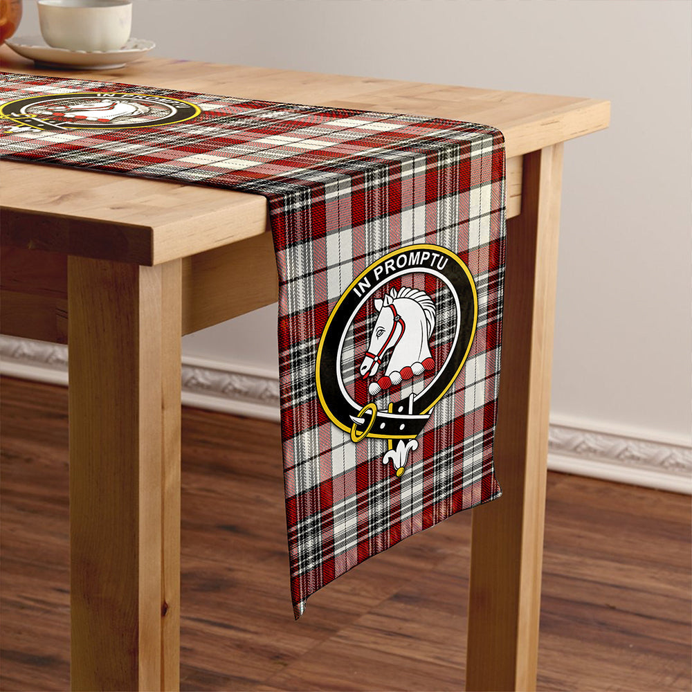 Dunbar Plaid Weathered Tartan Crest Table Runner