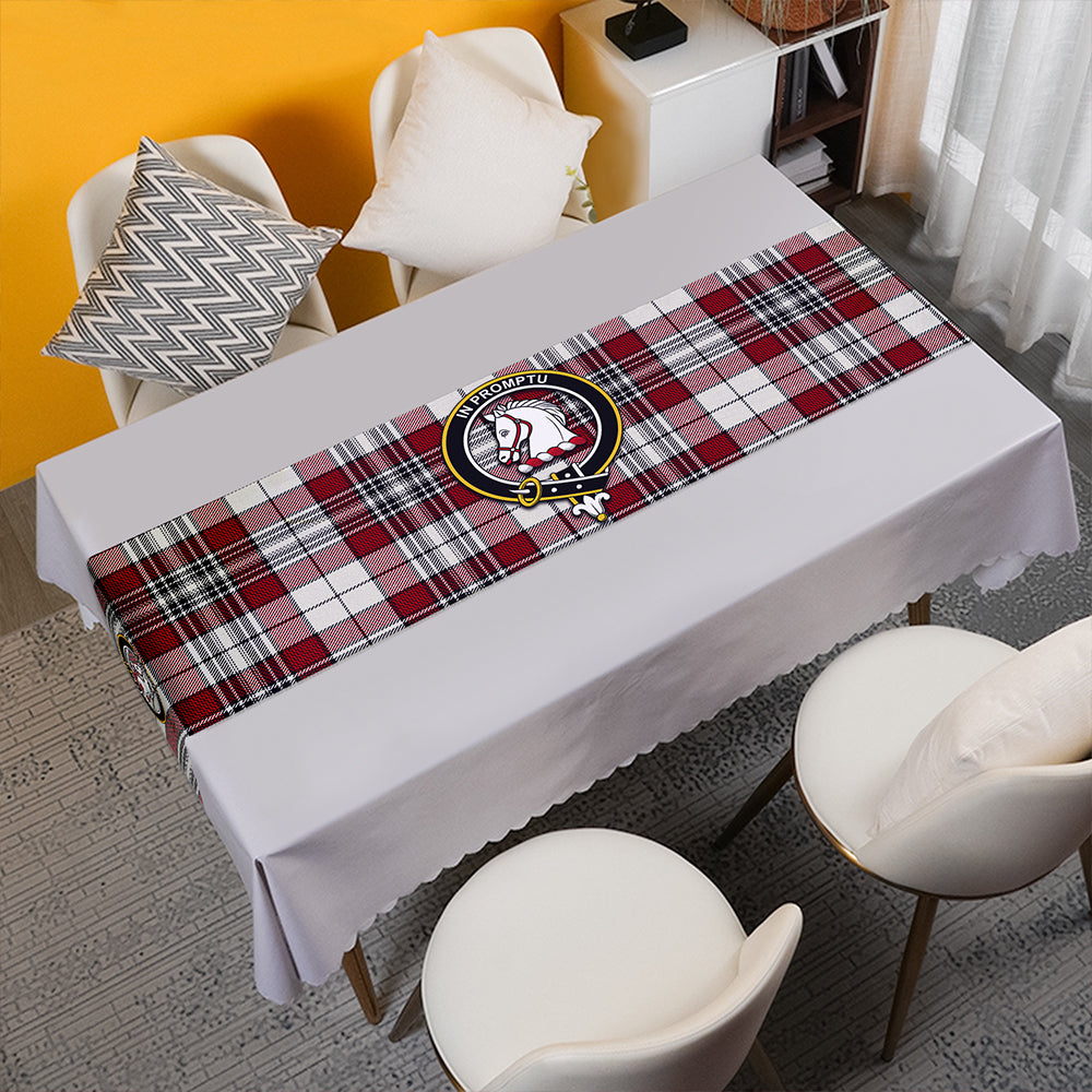 Dunbar Plaid Weathered Tartan Crest Table Runner