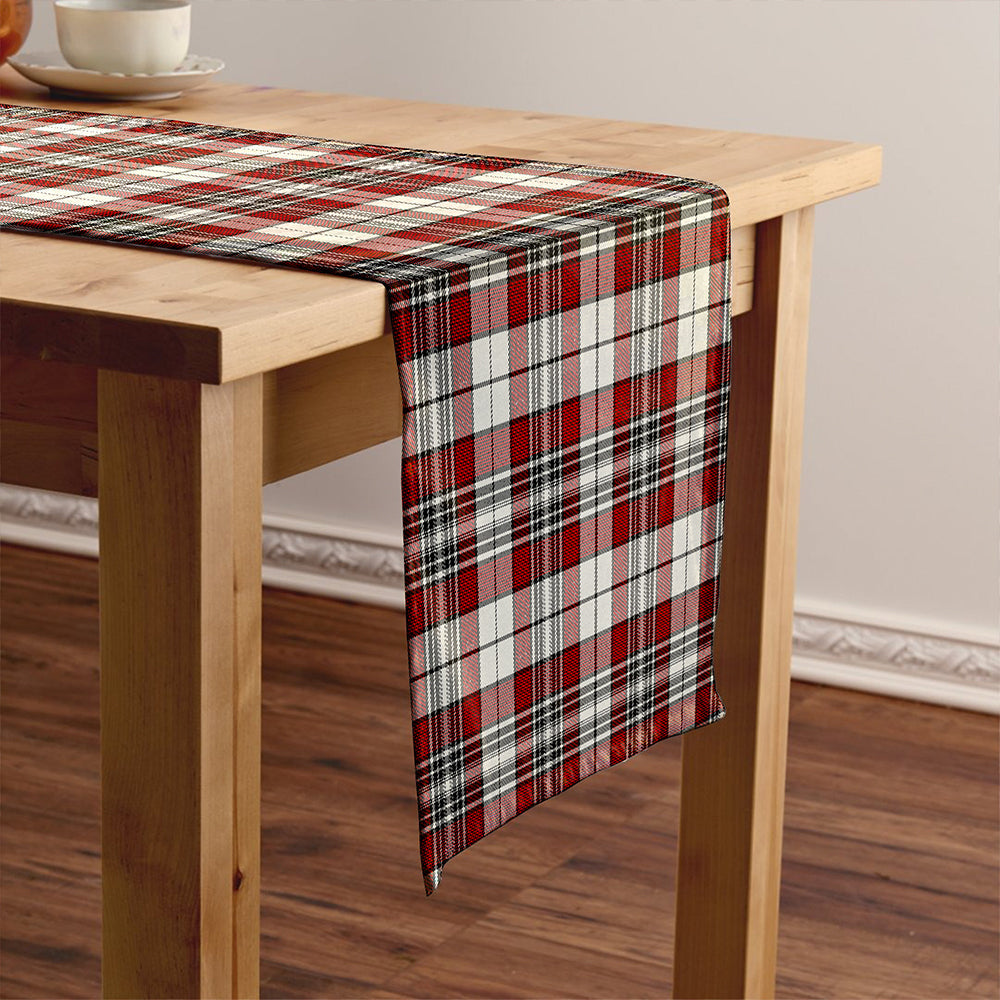 Dunbar Plaid Weathered Tartan Crest Table Runner