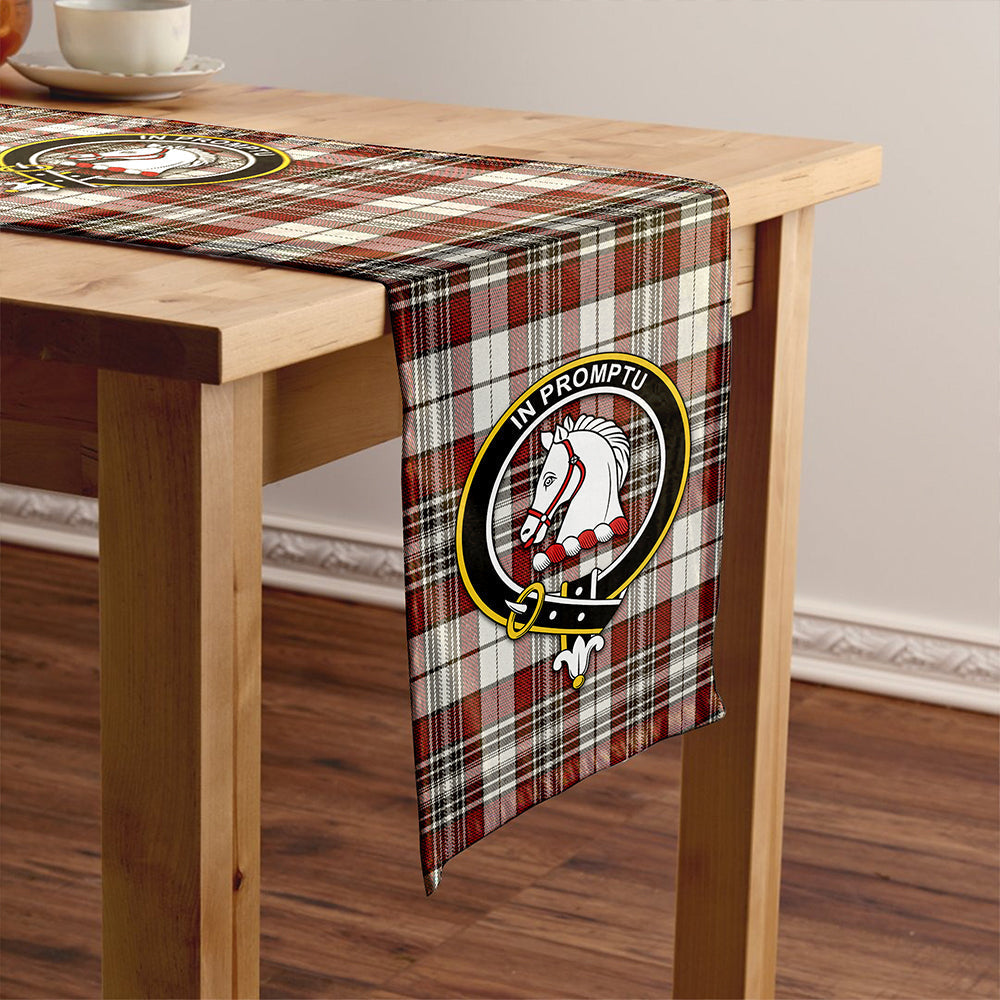 Dunbar Plaid Tartan Crest Table Runner