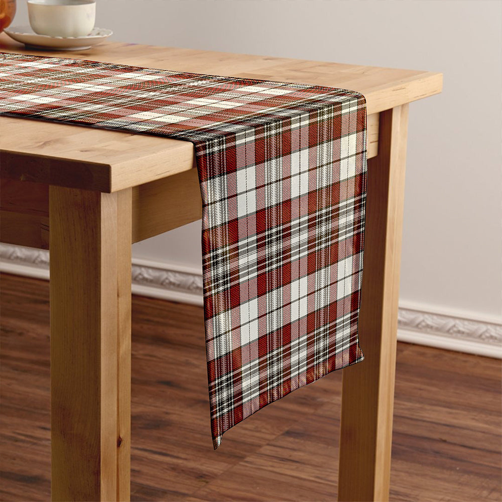 Dunbar Plaid Tartan Crest Table Runner