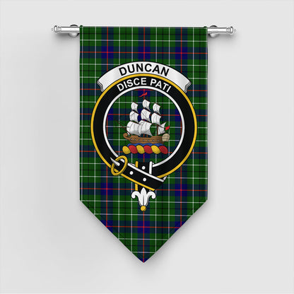 Duncan Modern Tartan Crest Gonfalon