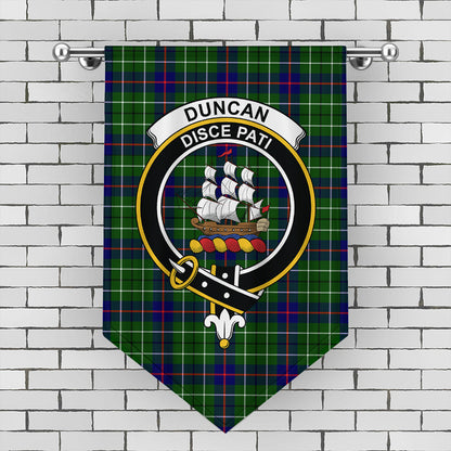 Duncan Modern Tartan Crest Gonfalon