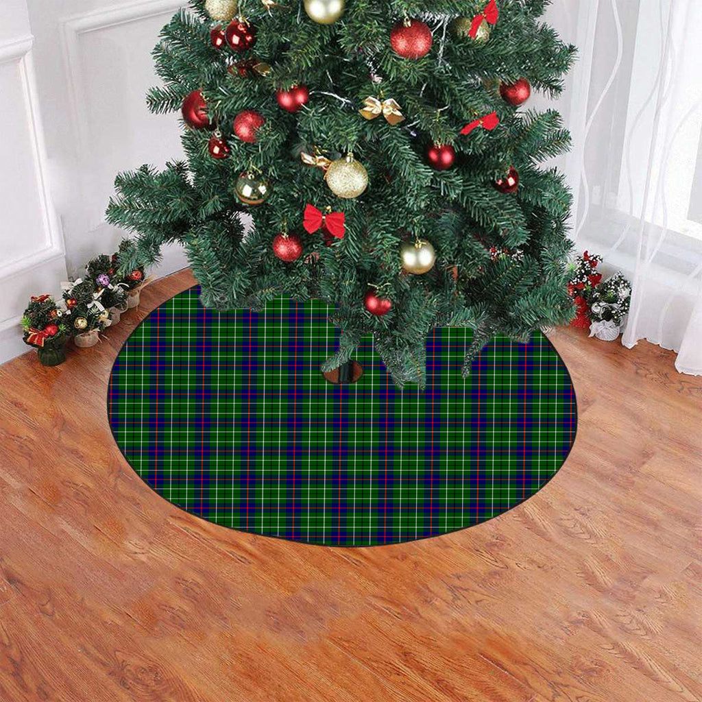 Duncan Modern Tartan Plaid Christmas Tree Skirt