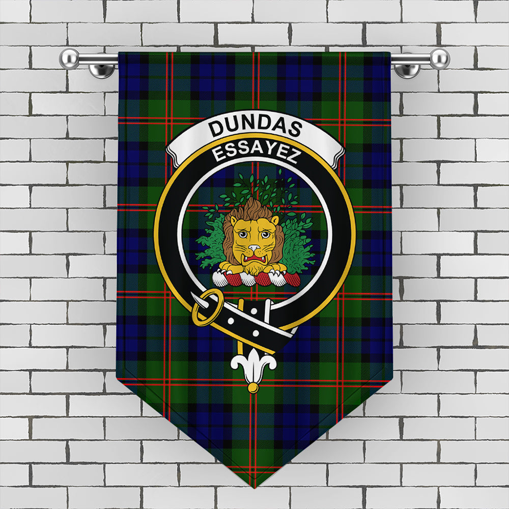 Dundas Modern Tartan Crest Gonfalon