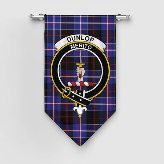 Dunlop Modern Tartan Crest Gonfalon