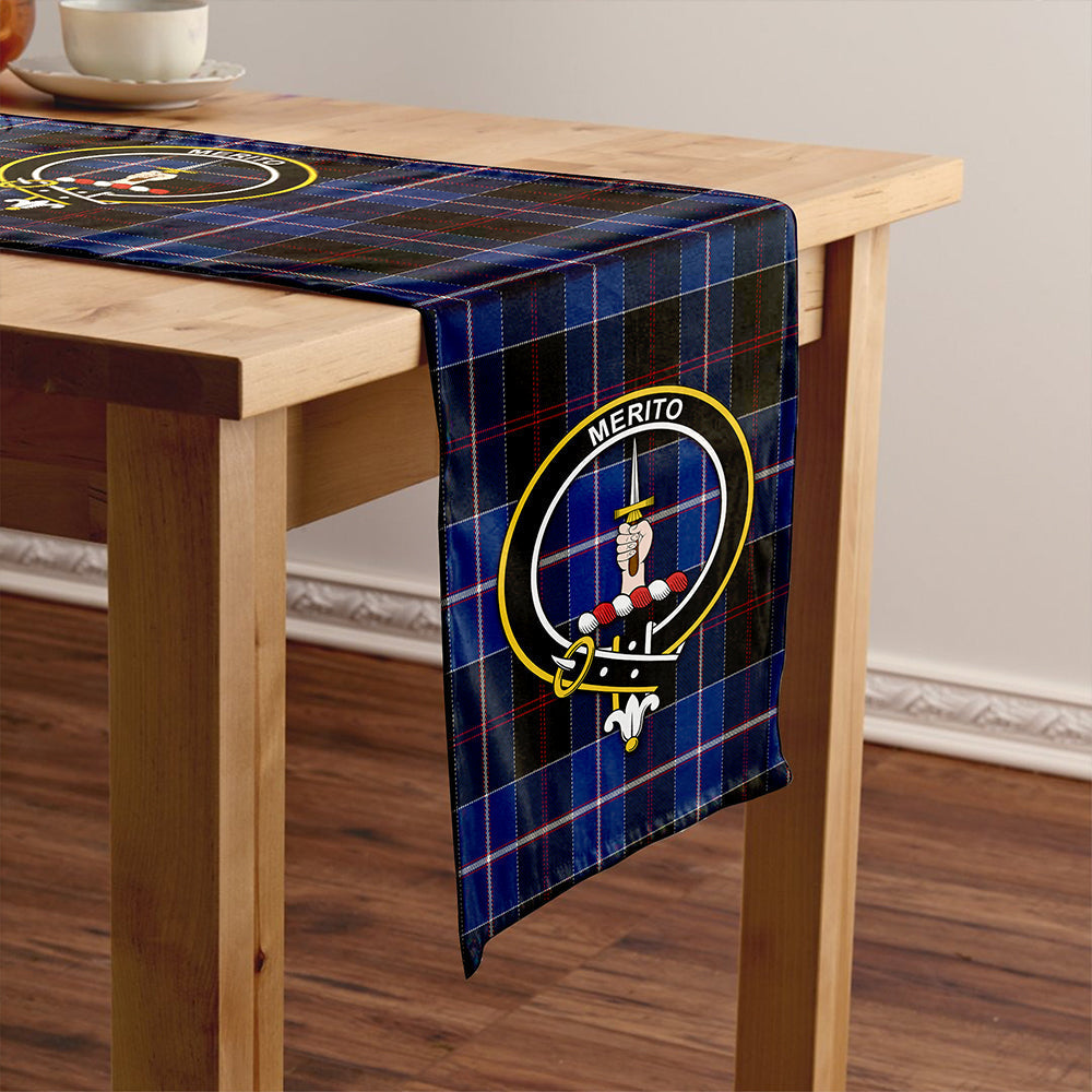 Dunlop Modern Tartan Crest Table Runner