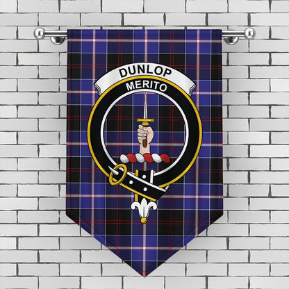 Dunlop Modern Tartan Crest Gonfalon