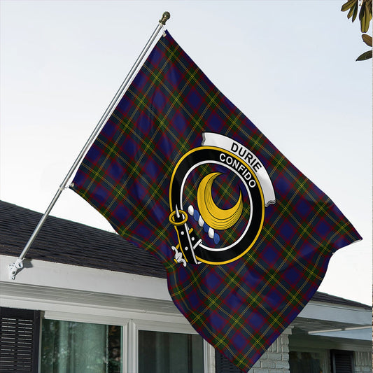 Durie Tartan Classic Crest House Flag